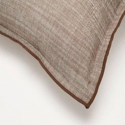 14"x36" Oblong Throw Pillow Brown - Hearth & Hand™ With Magnolia
