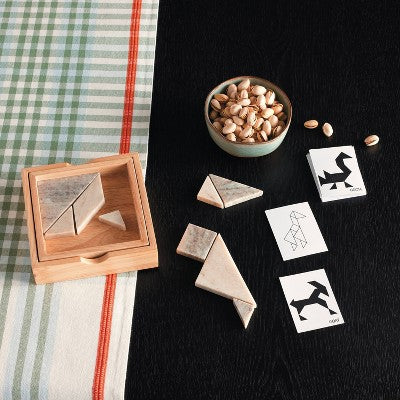  Marble & Wood Tangram Puzzle - Hearth & Hand™ With Magnolia