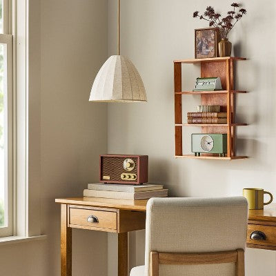  14" Wide 4 Shelf Mid-Century Wall Bookshelf - Hearth & Hand™ With Magnolia