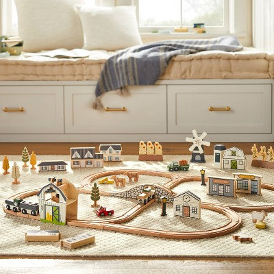  Toy Train Track Set - 84pc - Hearth & Hand™ With Magnolia