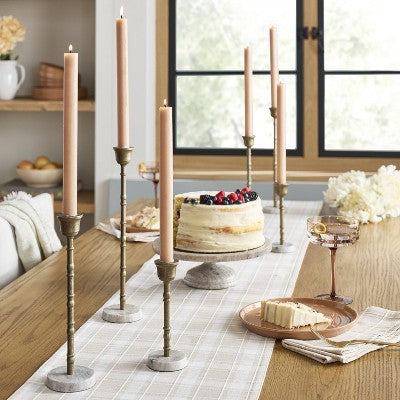  10" Taper Candle Blush (Set Of 6) - Hearth & Hand™ With Magnolia