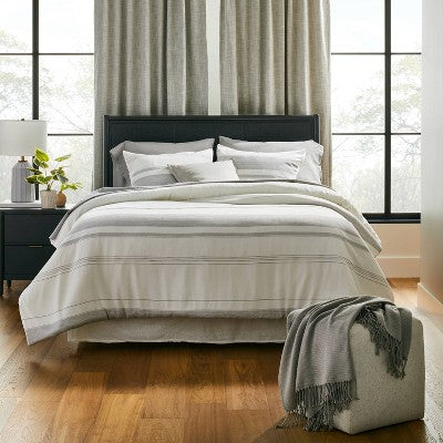  Heathered Slub Room Darkening Curtain Panel - Hearth & Hand™ With Magnolia