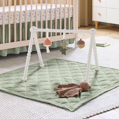  Wooden Play Gym With Soft Toys White - Hearth & Hand™ With Magnolia