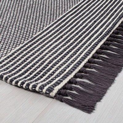  Textured Border Stripe Area Rug - Hearth & Hand™ With Magnolia