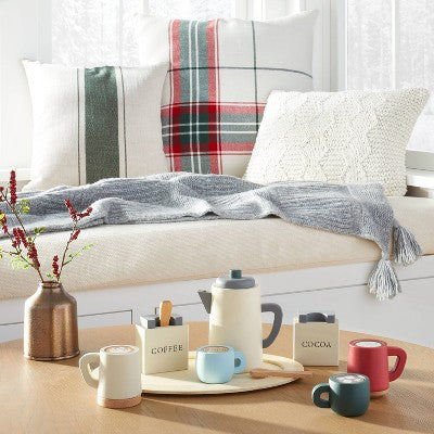  Toy Coffee & Cocoa Food Set - Hearth & Hand™ With Magnolia: Wooden Playset, Pretend Kitchen Accessories