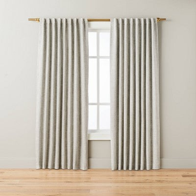  Heathered Slub Room Darkening Curtain Panel - Hearth & Hand™ With Magnolia