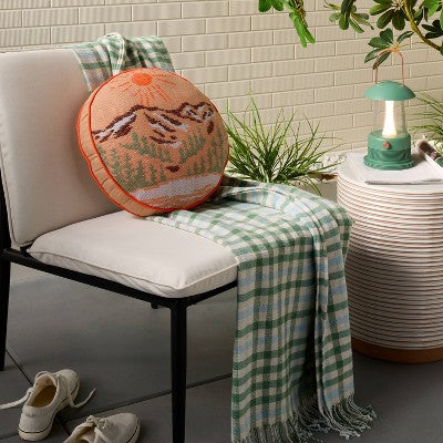  Portable LED Table Lantern With Bluetooth Speaker Green - Hearth & Hand™ With Magnolia
