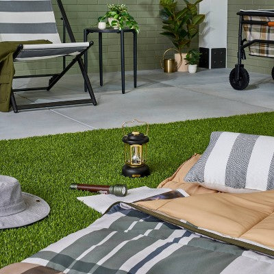  LED Flashlight Green/Brown - Hearth & Hand™ With Magnolia
