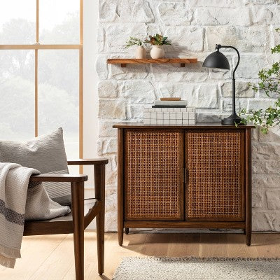  Wood Mantel Shelf Brown - Hearth & Hand™ With Magnolia